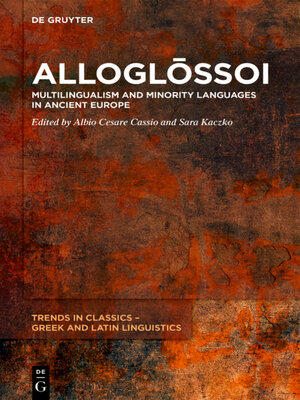 cover image of Alloglо̄ssoi